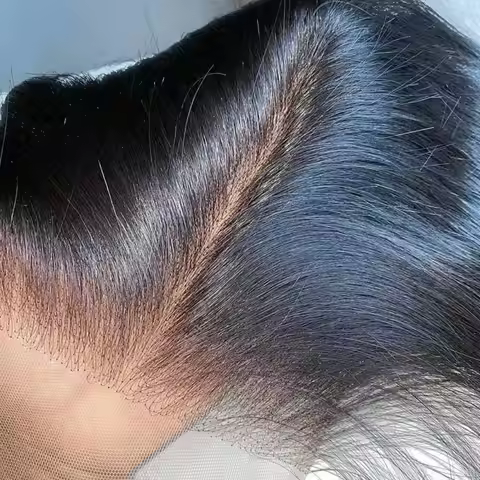 13x4 Straight Frontal Lace Only Transparent Lace 4x4 Swiss Closure Human Hair 100% Brazilian Water W