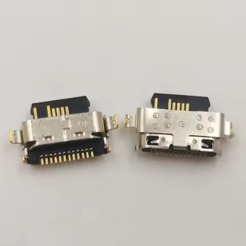 100Pcs Type C USB Charger Charging Port Plug Dock Connector For Alcatel 3X 2020 2019 5061 OT 5061U 5