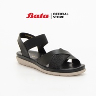 Bata Comfit Women's Comfort Sandals รองเท้าเพื่อสุขภาพแบบรัดส้นสำหรับผู้หญิง รุ่น Corine สีดำ 661662