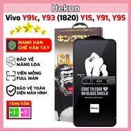 Tempered Vivo Y91c, Y93 (1820), Y1S, Y91, Y95 hekon full screen Glass screen protector for phone
