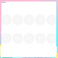 🎸 Kazoo 10Pcs Putih Pe Persegi Reka Bentuk Muka Tiup Flute untuk Penghasilan Bunyi Alat Muzik