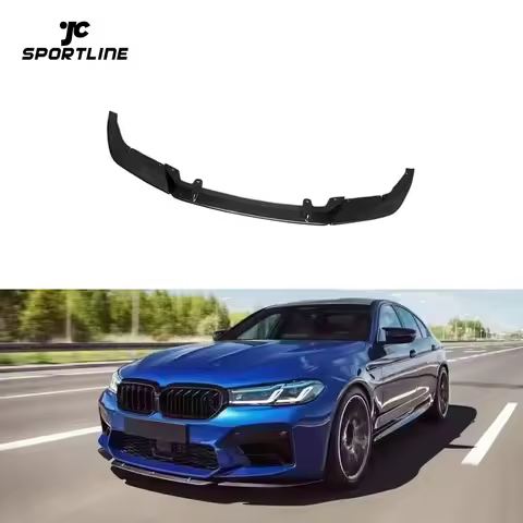 3pcs/set Carbon Fiber Front Lip For BMW F90 M5 Competition 2021-2022