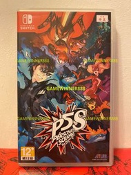 （中古二手）Switch NS遊戲 女神異聞錄5 亂戰 魅影攻手  PERSONA 5 STRIKERS 港版中文版