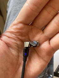 有充電顯示燈540度任轉磁力5V3A快充 3頭（lightning type-c  micro )