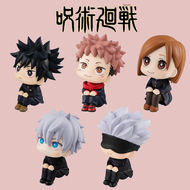 ฟิกเกอร์อนิเมะ jujutsu Kaisen itadori Yuji gojo satori fushiguro Megumi kugisaki Kawaii ขนาด10ซม. hi