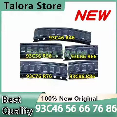 5PCS-50PCS/LOT 93C46 93C56 93C66 93C76 93C86 R46 R56 R66 R76 R86 Square instrument storage chip MSOP