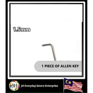 [ReadyStock] Allen Key 1 Piece Size 1.5mm