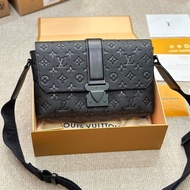 Cowhide New Style Postman Men's All-Match Messenger bag Genuine Leather Men's bag Size l Vbeg SCAPE 