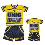 ONIC ESPORT FULL PRINTING KIDS SUIT/IT'S ONIC TIME /GAME/MOBILE LEGENDS/GAME/ESPORT baju budak lelak