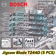 Bosch Jigsaw Blade For Wood T244D (5 piece)