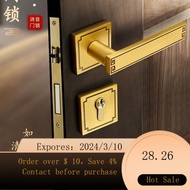 Good productIndoor Bedroom Timber Door Lock Home Room Door Handle Mute Universal Door Lock Split Lock Chinese Handle Loc