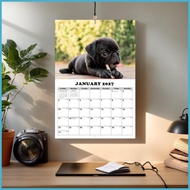 2026-2027 Dog Wall Calendar 13-Month Funny Dog Calendar Jan 2026 Jan 2027 Wall Planner for Adults Pe