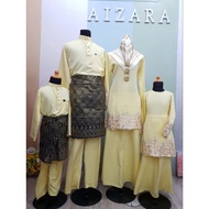 Set Family Ulyaa Set Sedondon Baju Raya Baju Kurung Ibu Anak Baju Kurung Moden Baju Melayu kanak2 Ba