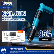 Kuwo Nail Gun Power Tool Heavy Duty Nail Gun Punch Gun Concrete Tool Silent Nail Gun 5 Speed Adjusta
