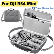 For DJI RS4 Mini Carrying Case PU Portable Storage Bag Shockproof Protective Case Splashproof for DJ