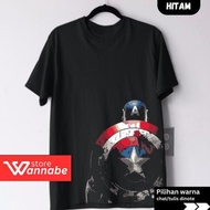 DV109 - SUP3RH3RO CAPTAINAMERICA T-Shirt SIZE S 7XL Bigsize Jumbo and T-Shirt for Children aged 2-13