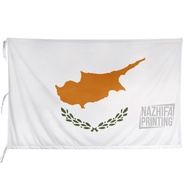 Siprus Flag Cyprus/ (National Flag) - Complete Sizes (Small, Medium, Large) - Nazhifa Printing
