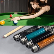 Wishlistforyou 1PC 148CM/13MM 1/2 Joint Maple Wood Pool Cue Professional Black 8-Ball 9-Ball Cue Bil