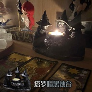 halloween decoration halloween sticker Tarot Scene Layout Tarot Utensils Halloween Dark Candle Holde