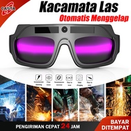 CASTA Kacamata Welding Auto Darkening Solar Powered Anti Silau Ideal untuk Tukang Las Bengkel Konstr