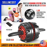 SellinCost Ultra Wide Ab Roller Wheel Automatic Rebound Ab Roller Core Abdominal Workout Six 6 Packs