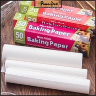 POWERBELI Non- Stick Baking Paper Double -sided Silicone Oil Parchment Paper Bakery Oven Barbeque Ba
