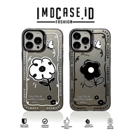 White Black Flower Imd Case for Oppo A60 A17 A54 A74 A57 2022 A53 A98 5G A78 5G A58 4G A76 RENO 5 4F