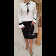 KEMEJA WOMEN'S OFFICE BLOUSE IMPORTED FROM BANGKOK, THAILAND, KOREAN STYLE/ BKK SHIRT/