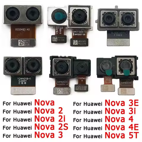 Rear Camera For Huawei Nova 2 2i 2S 3 3i 3E 4 4E 5T Back Camera Module Backside View Flex Replacemen