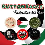 BUTTON BADGE (Palestine Series)-BLACK