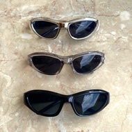 Alien viral streetwear anti-dust anti-uv horn cycling glasses