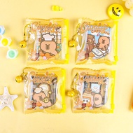 GANTUNGAN (PF018) Capybara Keychain Mini Book / Small Notes / Small Note Book / Unique key chain boo