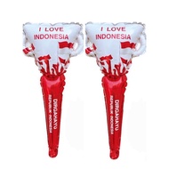 MERAH August 17th Long Balloon / August 17 Balloon / Indonesian Independence Day Balloon / Red and W