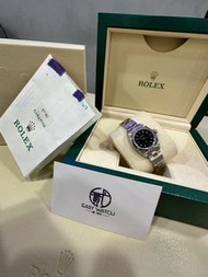 ROLEX OYSTER 67180 BLACK 369 24MM STEEL