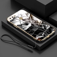 YBD Straight Edge Silicone Shockproof Phone Case For OPPO A5S A12 A12S A11K A7 2018 With Advanced Le