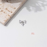 Set of 2 nail charms with bow nails A23