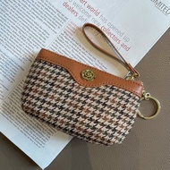 Ví Đựng Tiền Lẻ Ví Tiền Nhỏ Mini Cho Nữ Houndstooth Túi Đựng Tiền Xu Đáng Yêu 2022 Mẫu Mới Thiết Kế