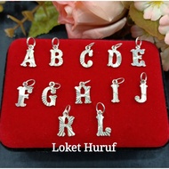 Silver Alphabet Pendant 925 A-Z Silver Letter Pendant 925 A-Z 925 A-Z