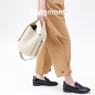 Songmont Hanging Ear Series Bucket Bag Female Messenger Shoulder Bag 2023 Spring Summer Large Capacity Commuter Bag