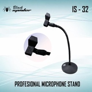 BS IS-32 Table Mic Stand Black Spider IS32 IS 32 Microphone Holder/