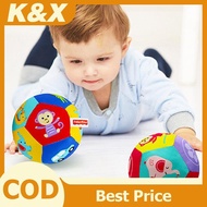 K&X Soft Cloth Rattle Ball Baby For 0-36 Months Stuffed Baby Play Ball Sensory Toy New
