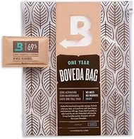 Boveda Large Humidor Bag | 69% RH 2-Way Humidity Control | Cigar Storage for 80 Cigars | 1-Count
