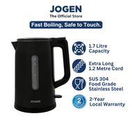 JOGEN Double Wall KE 3112 Electric Kettle 1.7 Litre with SUS304 Stainless Steel Interior 1800W