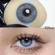 Phân loại 2 cái/1 cặp Taylor bluegray màu kính áp tròng mỹ phẩm softlens 14.2mm