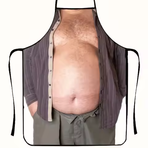 Funny Grilling Apron for Men BBQ Kitchen Cooking Pottery Apron Men's Dress Apron for Cooking Baking 