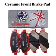 QHUK BP-5856M-Q Ceramic Front Brake Pad - Honda City T9A TM0 / Jazz TF0 T5A / Insight TM8