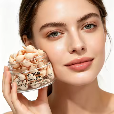 Collagen Capsule Essence, Moisturize Skin, Firming And Tighten Skin Capsule Serum, Deeply Nourishing