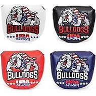 Golf Headcover Putter Cover Mallet Pin Odyssey 2 Ball Tailor Made Spider Putter Cover Bulldog Embroidered