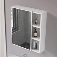 Bathroom mirror space aluminum bathroom mirror cabinet independent storage box bathroom cabinet combined bathroom sto