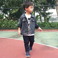 Jaket Jeans Anak Umur 2-7 Tahun | KAIN JEANS PREMIUM